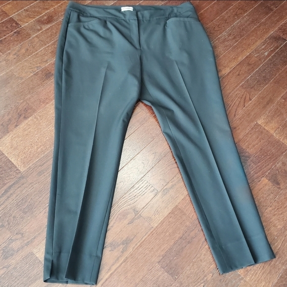 HALOGEN Size 16 Taylor Fit Pleated Dress Pants With Pockets (L059) - Picture 3 of 5